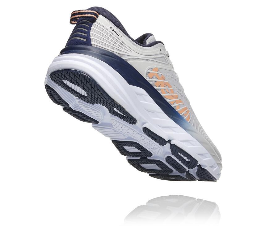 Tenis Hoka One One Feminino Cinzentas/Pretas - Bondi 7 - 506-RXYZOV